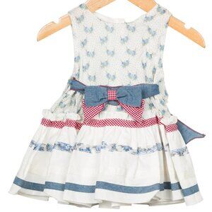 MONNALISA Girls' Floral Tiered Dress w/ Tags 3-6M